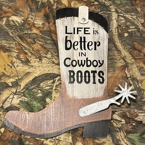 Boot wall decor